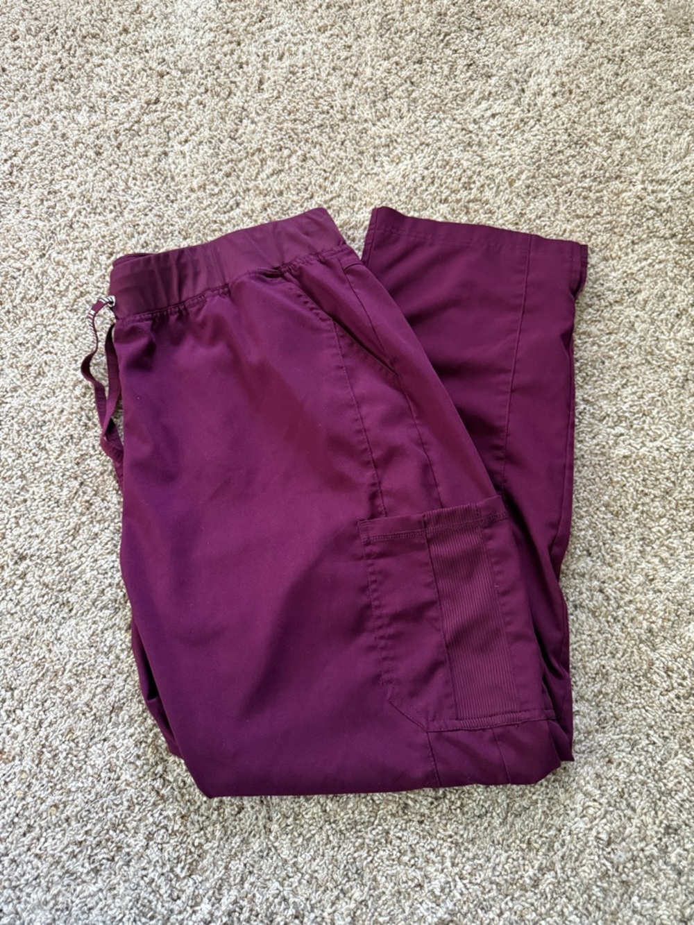Med Couture Touch Women's Scrub Pants in Wine
